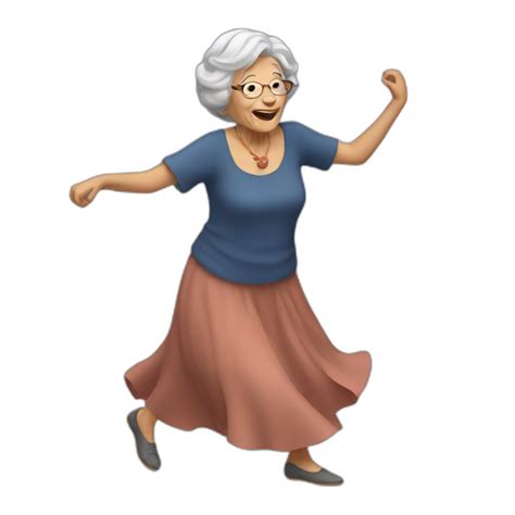 cougar emoji|old lady dancing emoji.